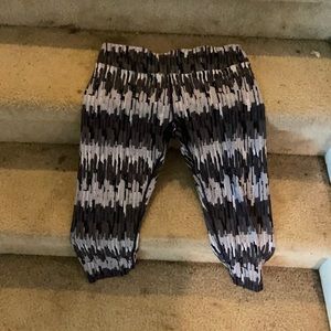 Calvin Klein gray and black leggings